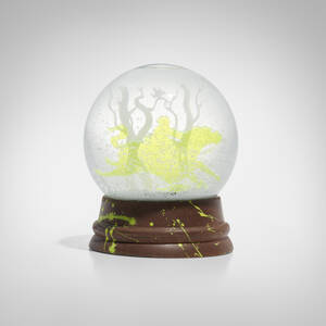Snow Globe (yellow and brown)