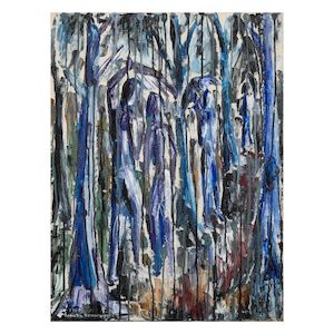 Senaka Senanayake, Senaka Senanayake (B.1951) Untitled (Rainy Day)