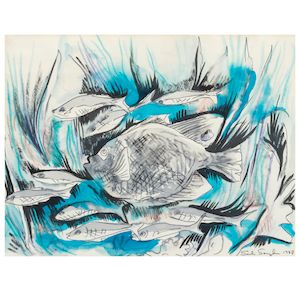 Senaka Senanayake, Senaka Senanayake (B.1951) Untitled (Fish)