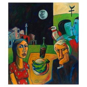 Moeen Faruqi, Moeen Faruqi (B.1958) Untitled (Two figures)
