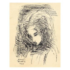 Fikret Saygi Mualla, Fikret Saygi Mualla (Turkey, 1903-1967) Untitled