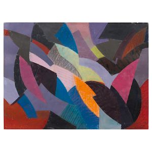 Samia Halaby (Palestine, born 1936) Rapids