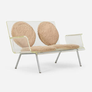 Erwine and Estelle Laverne, Early settee from the Invisible Group