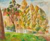 Grace Cossington Smith, House with golden trees (Pink house), 1937