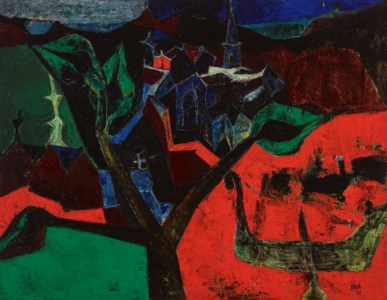 Untitled (Village dans un Paysage)
