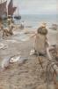 Anders Zorn, ”On the Beach St Ives Cornwall England”