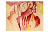 Sans titre, 1950 Aquarelle et pastel sur papier, signée et datée 'juin 1950' en bas à droite