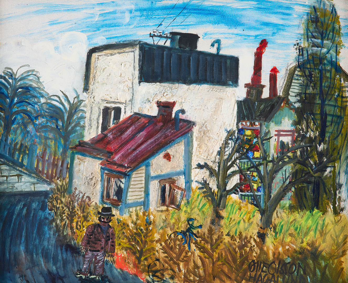 Olle Olsson Hagalund, Motif from Hagalund.