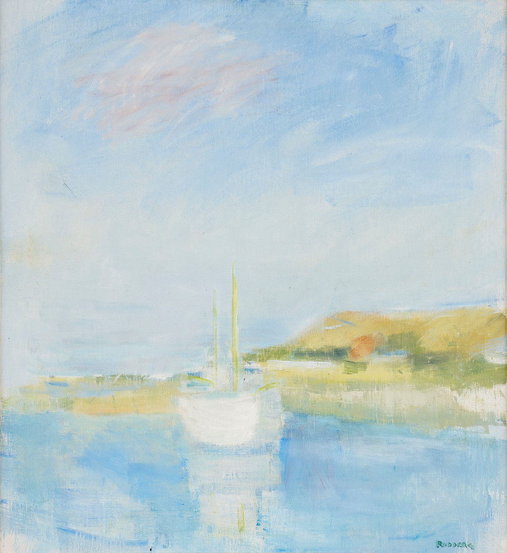 Segelbåt.