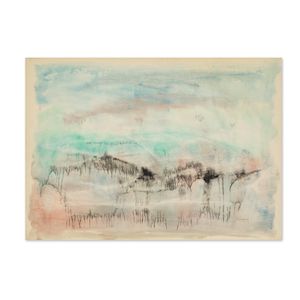 Lebadang (Vietnamese-French, 1921-2015) Sans titre (Montagne)