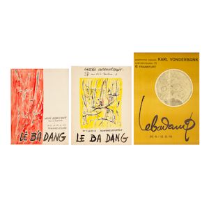 Lebadang (Vietnamese-French, 1921-2015) Trois affiches d'exposition