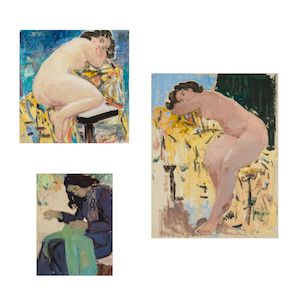 Huynh Phuong Dong (Vietnamese, 1925-2015) Trois peintures/ Three paintings