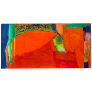 Mind the Bridges 24 x 48 in (60.9 x 121.9 cm) (Painted in 2002)