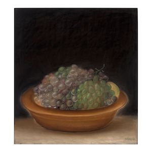 Still Life with Grapes 35 1/2 x 32 in (90.2 x 81.3 cm) (Executed in 1968)