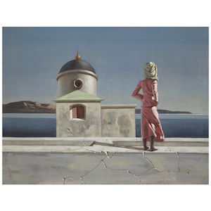 The Watcher 26 x 34 in (66.0 x 86.4 cm) (Painted circa 1980 )