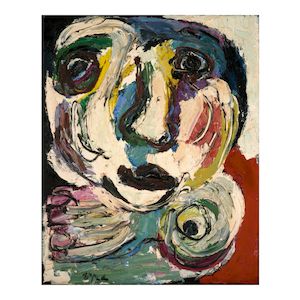 Waiting Face 39 1/4 x 31 3/4 in (99.5 x 80.5 cm) (Painted in 1967)