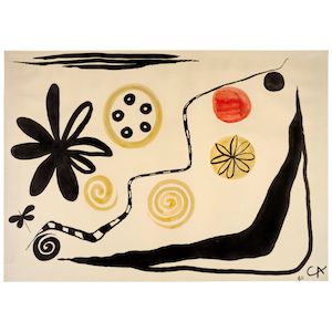 Two-Tone Boomerang 29 3/8 x 41 1/4 in (74.6 x 104.8 cm) (Executed in 1960)