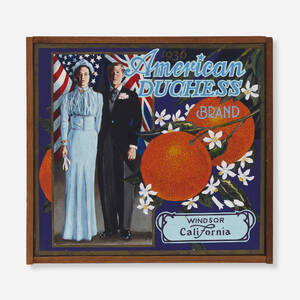 American Duchess Brand (from the Orange Crate Label series)