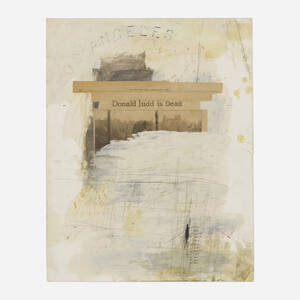 Donald Judd is Dead (from the Obituary Series)