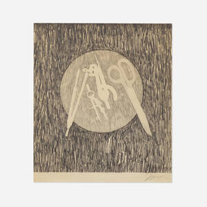 Untitled (Protractor and Scissors)