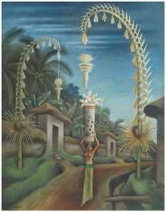 Miguel Covarrubias, Penjor on Festival Day