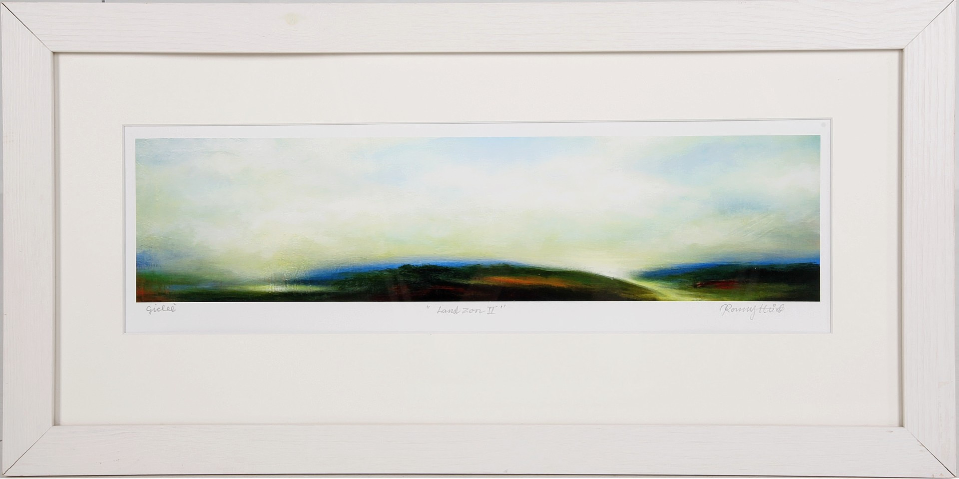 f 1950. Giclée, "Landzon II", signerad.