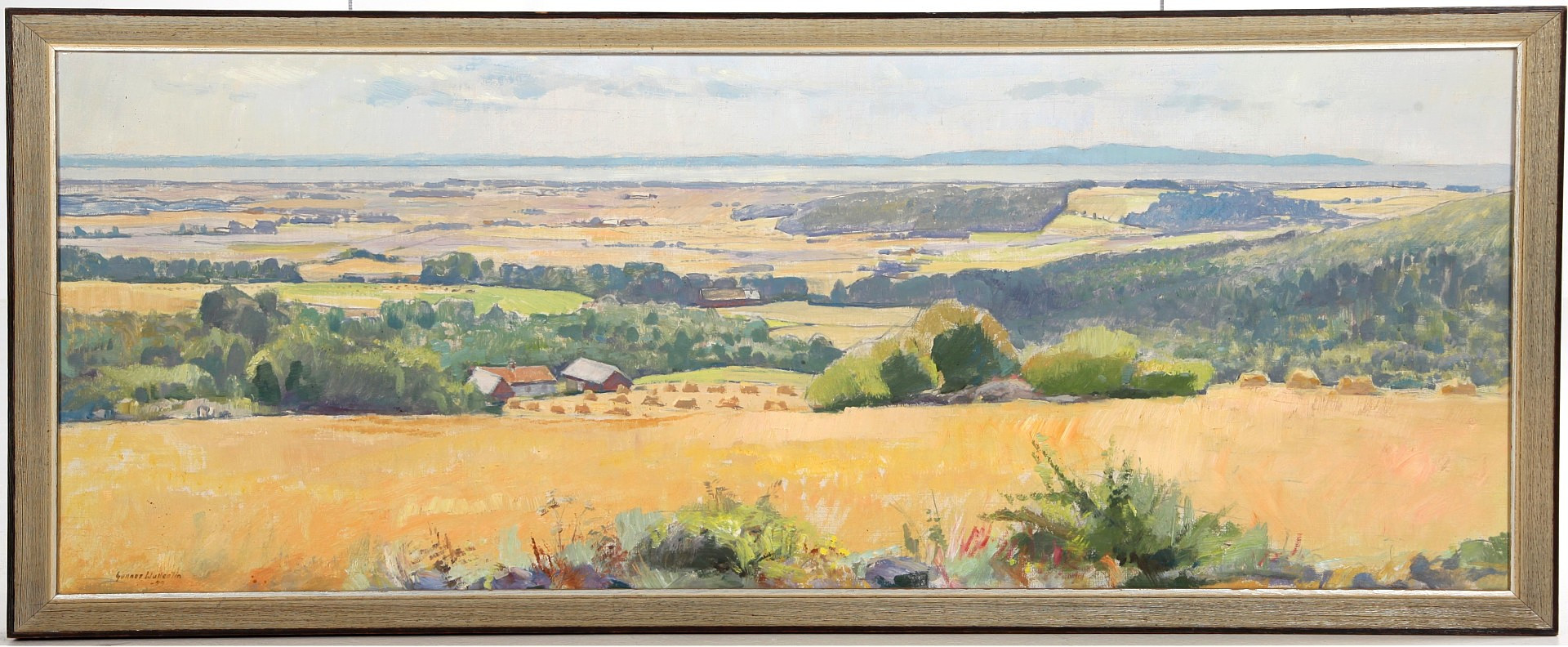 1905–1997. Olja på duk, 104 cm lång, "Från Hallandsåsen", 1959.