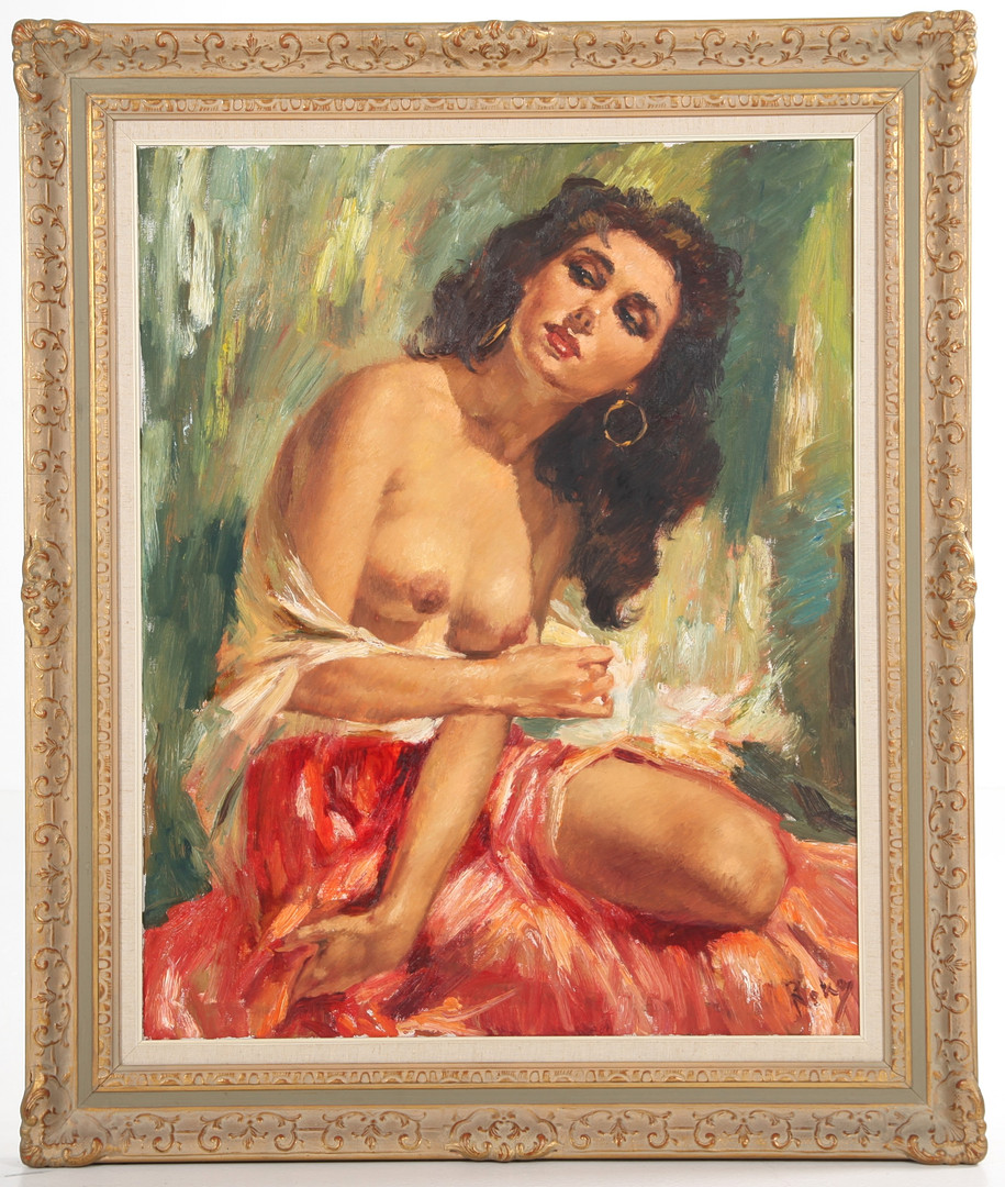1912–1999. Olja på duk, signerad.