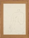 Femme  Crayon sur papier signé en bas à droite  53 x 39 cm Provenance : > Cornette de Saint-Cyr vente du 28 septembre 2002 lot 217