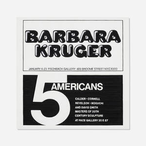 Barbara Kruger at Fischbach Gallery