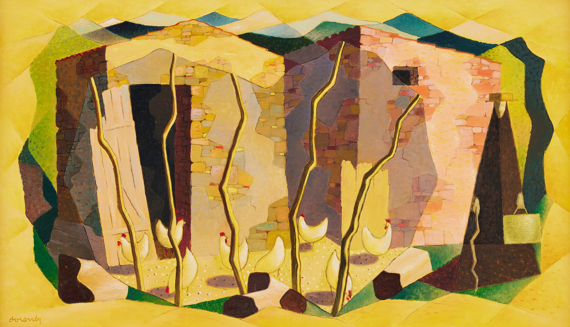 Waldemar Lorentzon, ”Hönsgumman i Grimaud”.