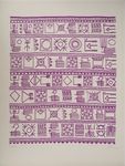 Pictogrammes de la Genèse (Mauve), 1975
