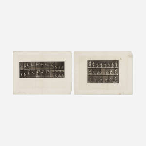 Plates 164 and 356 from the Animal Locomotion series (two works)