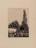 Giorgio Morandi (Bologna 1890 - 1964) - Paesaggio con il grande pioppo, 1927, Giorgio Morandi (Bologna 1890 - 1964) - Paesaggio con il grande pioppo, 1927
