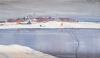 Ilya Glazunov (San Pietroburgo 1930 - Mosca 2017) - Snowy landscape, Ilya Glazunov (San Pietroburgo 1930 - Mosca 2017) - Snowy landscape