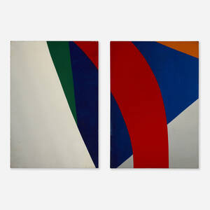 Jonathan Santlofer, Untitled (diptych)