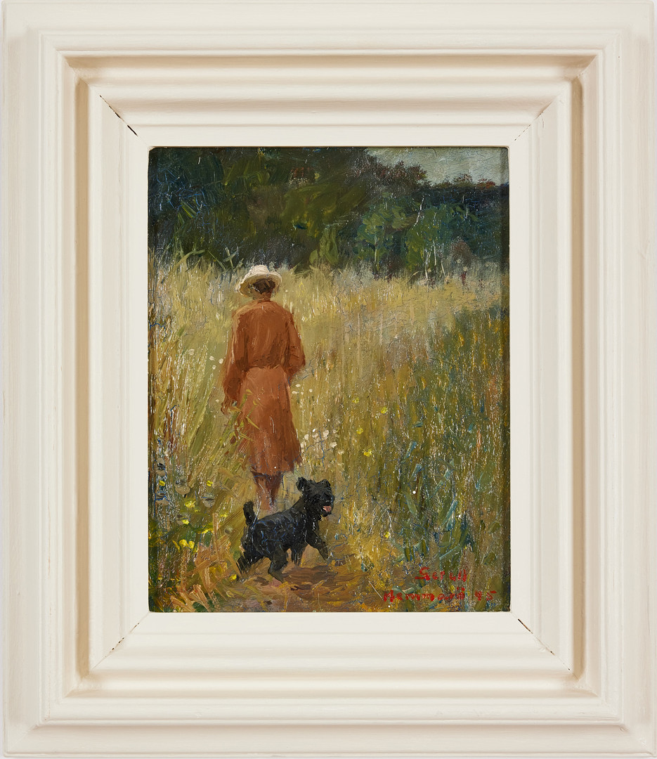 Greta Gerell, Kvinna med hund.