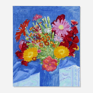 Calendulas & Blue