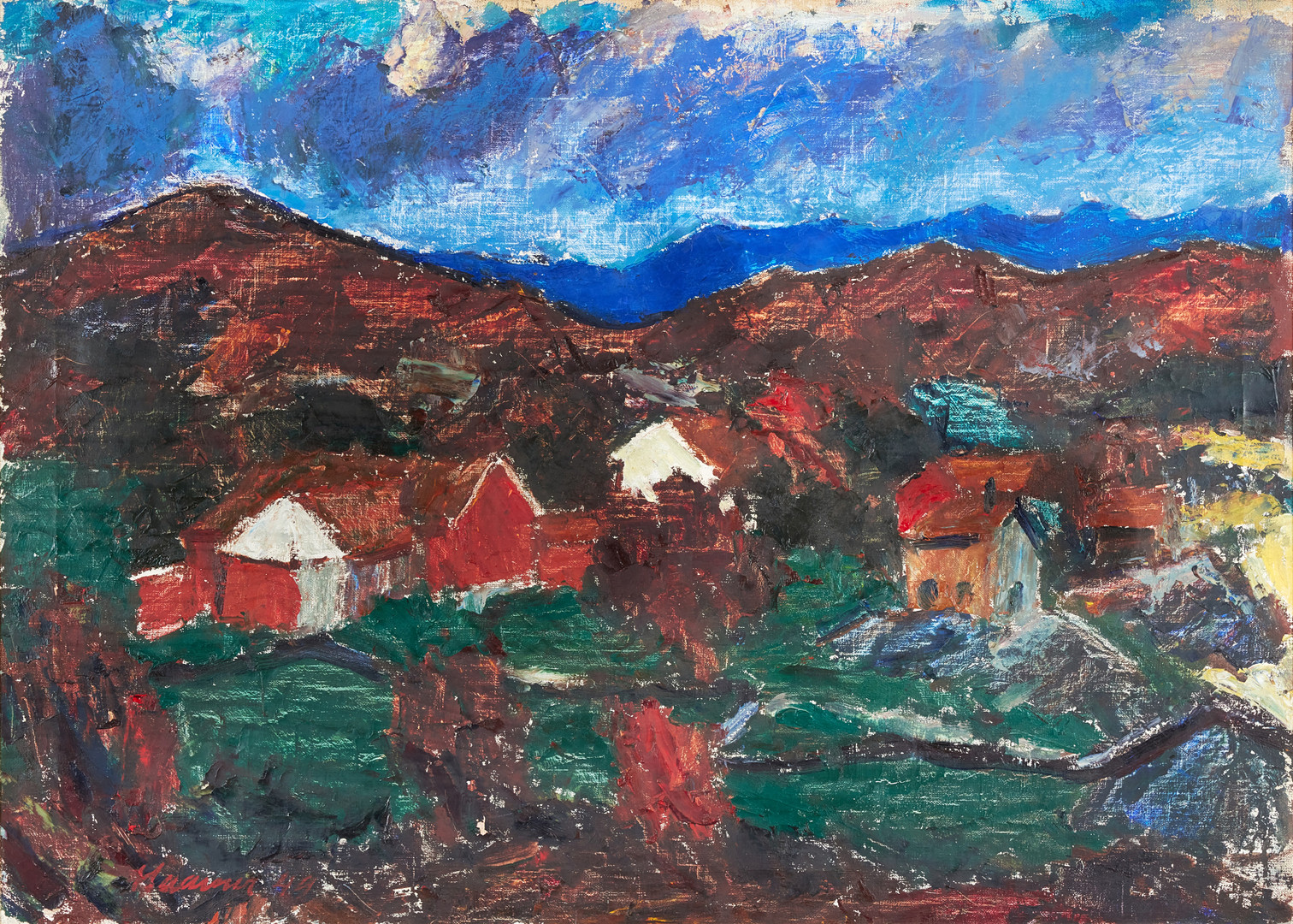 Lyrö maastik.