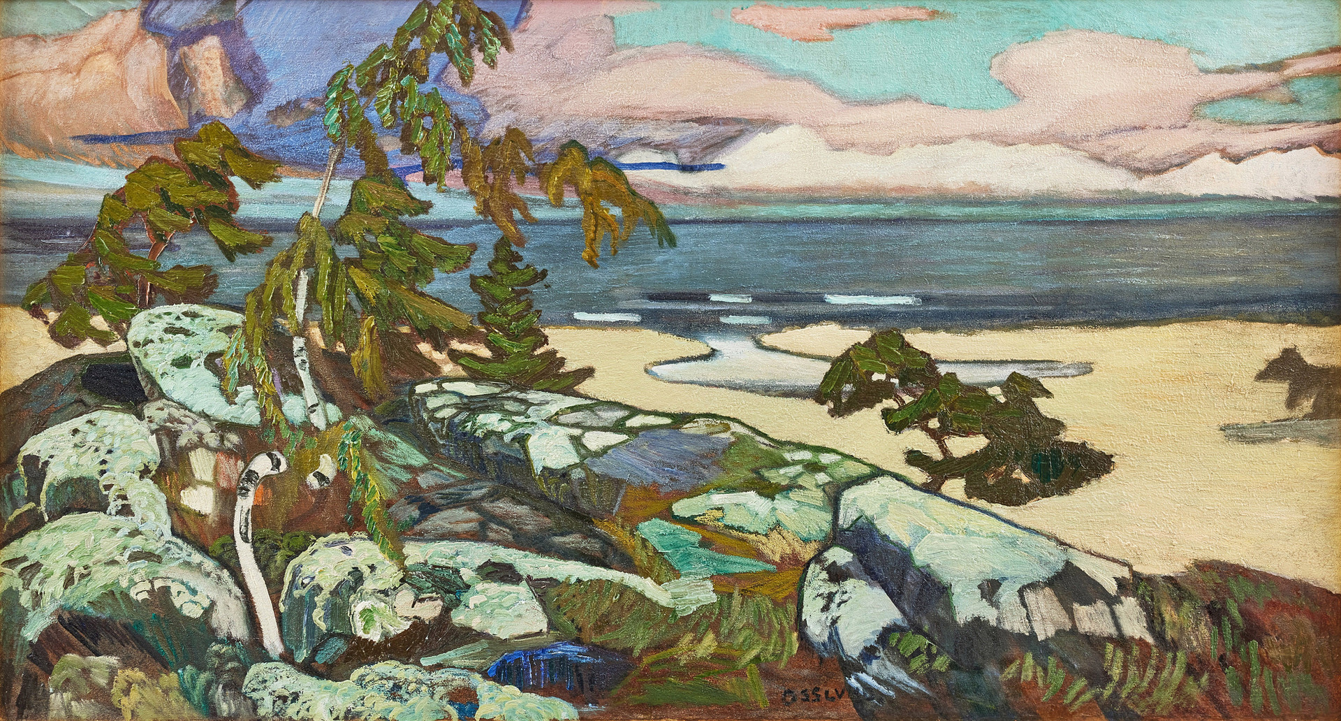 Indalsälven - höststämning i Norrland.