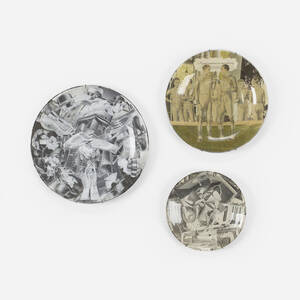 Plates, set of three