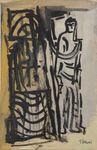 Composizione con figura 1937 ca.