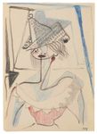 Figura femminile con cappello 1946-1948