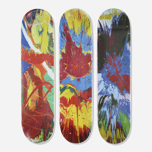 Spin skateboard decks, set of three