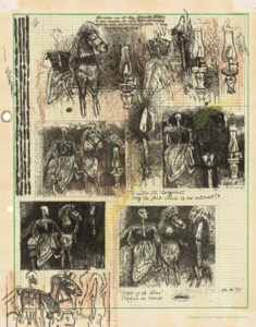 Untitled (Studies for Night of the Rider)