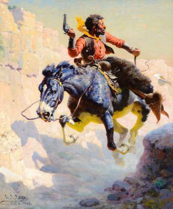William Robinson Leigh, Dodging Lead (1943)