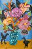 Georgina Gratrix, Blossoms with Black Birds
