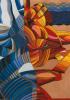 Leonard Matsoso (South Africa 1949-), Abstract Composition with Man and Horse