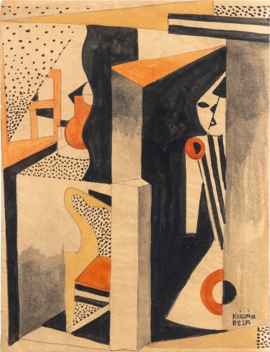 Figure in an interior