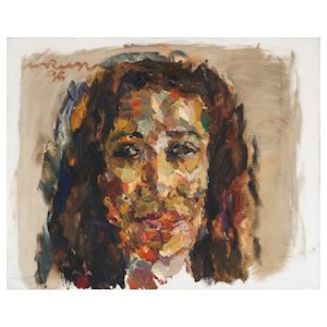 Marwan Kassab-Bachi, Marwan Kassab-Bachi (Syria, 1934-2016) Portrait of Safaa Nabaa